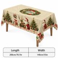 thumbnail image 2 of 2026 Christmas Indoor Home Decor Christmas Tablecloth Decor Waterproof Washable Xmas Holiday Table Cover Festive Printed Rectangle Table Cloth For Dining Table Kitchen Party Indoor Outdoor, 2 of 6
