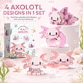 thumbnail image 3 of Set de mini bloques IBLOTIME Axolotl, 1264 piezas, 4 modelos, 3 of 6