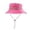 Hot Pink, variant on Denim Bucket Hats for Men Women Summer Lightweight Sun Hat Travel Beach Hat with Chin Strap