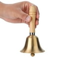 thumbnail image 2 of Campana de mano Bling Bling 8 cm Madera Cobre Oro, 2 of 12