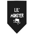 thumbnail image 2 of Halloween Pet and Dog Bandana Screen Printed, "Lil Monster", 2 of 10