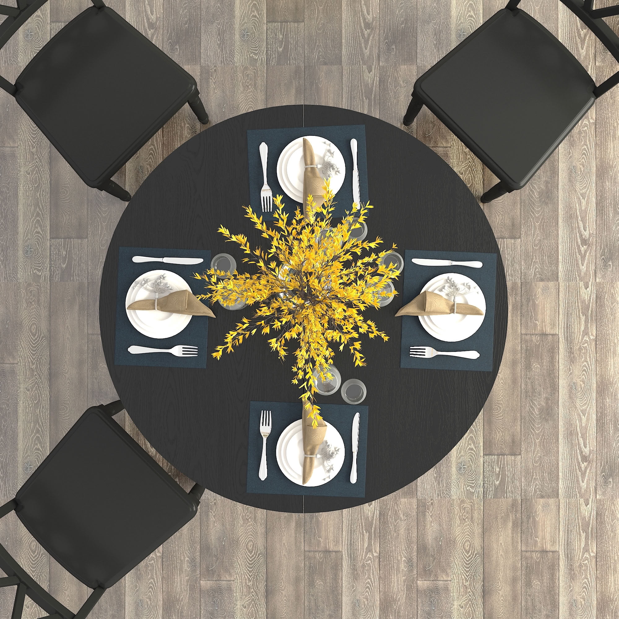 MAYEERTY Farmhouse Expandable Round to Oval Dining Table for 6, Extendable Kitchen Table with Removable Leaf, for Home Dining Room, Apartment, Kitchen Gathering Furniture