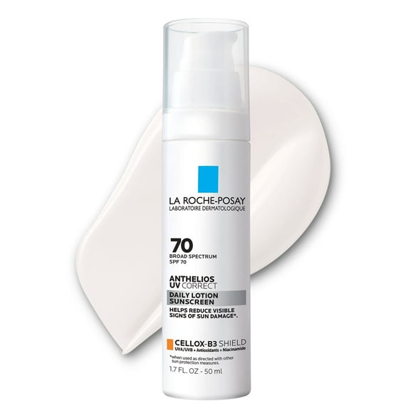 crema hidratante con protección solar la rocheposay anthelios uv correct spf 70