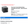 thumbnail image 2 of Powertrain Control Module Relay - Compatible with 2005 - 2006 Chevy Cobalt, 2 of 2
