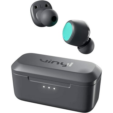 Vinyl by Skullcandy True Wireless Bluetooth Earbuds Grey/Teal (V2VYW-N299)