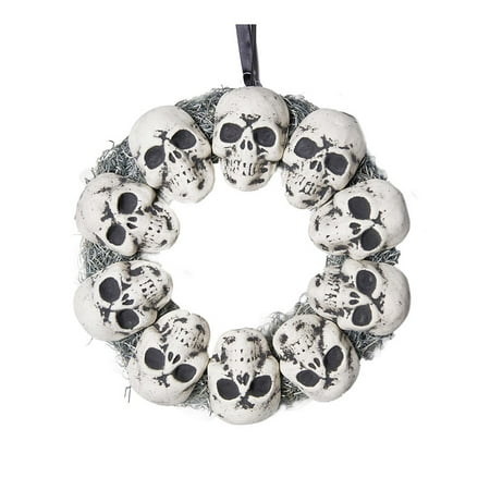 Circle Of Skulls Wreath Halloween Decoration