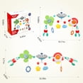 thumbnail image 6 of Ajdoll Musical Stroller Crib Mobile Arch Toy with Rotating Figures and Soft Light, Travel Activity Toy, 6 of 7