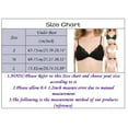 thumbnail image 2 of Kureaily Women's Strapless Bra Removable Triangular Cup Lace Comfort Bra Comfort Push Up Bras, 2 of 3