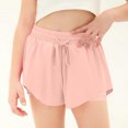 thumbnail image 5 of WMTBSRSW Girls Athletic Shorts High Waisted Butterfly Shorts Drawstring Outdoor Soccer Gym Shorts 2 in 1 Flowy Running Skorts for Teen Girls Youth 6-15 Years, 5 of 9