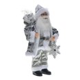 thumbnail image 2 of Muñeco de Papá Noel navideño con lentejuelas, vívido, lindo, exquisito, suave y cómodo. Gris, 2 of 9