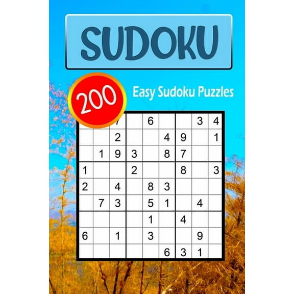 200 Easy Sudoku Puzzles: Large Print Puzzle Book with Standard Sudoku 9x9 For Adults or Seniors (Paperback) by Novedog Puzzles