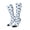 1 Black, variant on Women Crew Soft Moisture-wicking Socks Cute Hippos Pattern Design Cotton Socks, One Size fit All