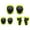 Yellow, variant on Kids Knee Pads Set 6 in 1 Protective Gear Kit Knee Elbow Pads with Wrist Guards Children Safety Protection Pads for Rollerblading Cycling Skating