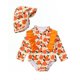 thumbnail image 1 of Traje de baño SUNNY PIGGY para niña de manga larga con volantes, 0-2 años, 1 of 6