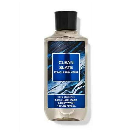 Bath and Body Works Men's Collection Clean Slate 3-In-1 Hair, Face & Body Wash 10fl/oz