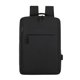 thumbnail image 1 of Mochila clásica para hombre, sencilla, para negocios, para imprimir, con carga USB, 1 of 6