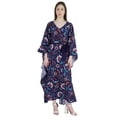 thumbnail image 5 of Moomaya Printed Sleep Loungewear For Women kimono sleeves Kaftan Resort Dress/ Maternity Wear, 5 of 7