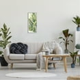 thumbnail image 3 of Stupell Industries Palm Fronds Painting Botanical & Floral Painting Gray Framed Art Print Wall Art, 10 x 24, 3 of 9