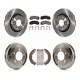 thumbnail image 1 of CMX Front Rear Disc Brake Rotors Ceramic Pads and Drum Kit for Car 2009 Mitsubishi Lancer Ralliart To 03 09 K8C-103552, 1 of 11