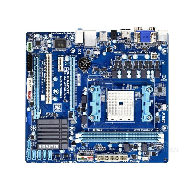 Placa madre GIGABYTE GA-A75M-D2H Socket FM1 AMD A75 DDR3