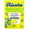 Ricola Lemon Mint Sugar Free Swiss Herb Drops 45 g (Pack of 10)