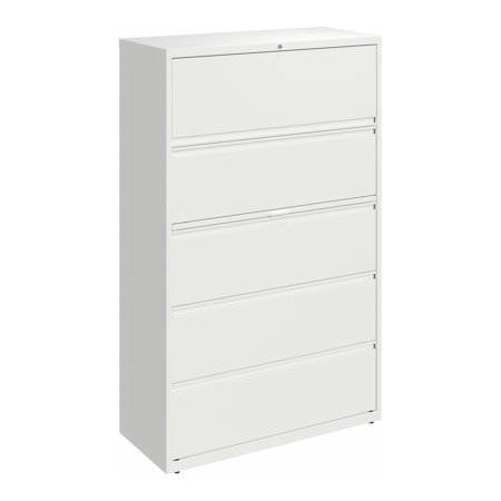 UPC: 0029404237072 | Hirsh 42 inch Wide 5 Drawer Metal Lateral File Cabinet for Home and Office  Holds Letter  Legal and A4 Hanging Folders  White