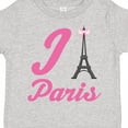 thumbnail image 4 of Inktastic I Love Paris Eiffel Tower Girls Toddler T-Shirt, 4 of 5