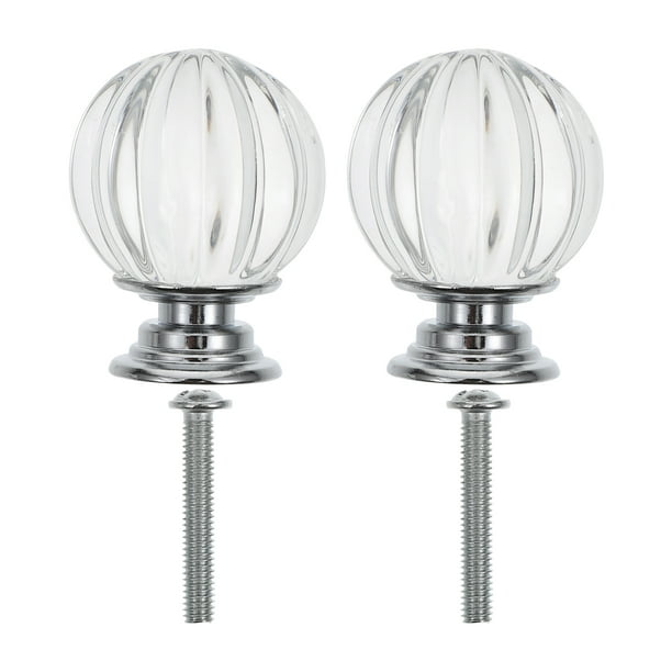 NUOLUX Lamp Finial Knob Light Shade Screw Crystal Ball Finials