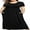 Black, variant on JuneFish Women's Summer Plus Size 2X to 6X Maxi Loose Dress with Pockets