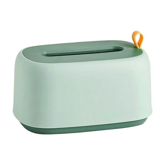 Tissue Box Dispenser Spring Loaded With Extra Large Opening Wall Mountable And Portable Handle