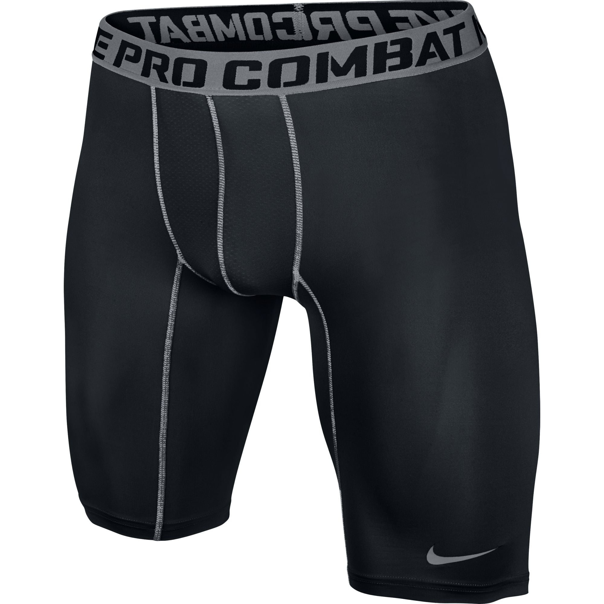 es bonito Ejercicio mañanero Infantil Men's Nike Pro Combat Core Compression 2.0 9" Shorts Black/Cool Grey -  Walmart.com