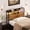 Rustic Brown, variant on Homieasy Headboard for Twin Size Bed with Storage Shelf, Head board with 3 Outlets and 2 USB Ports, Headboards with RGB LED Light, Height Adjustable, Sturdy and Stable, Easy Assembly, Black Oak