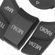 thumbnail image 1 of 6PCS Car Multimedia Control Button Exquisite Comfortable Touch Knob Button Cover Fit For 1 3 5 6 Series Electrosilvering, 1 of 3
