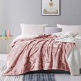 thumbnail image 1 of Manta de sofá - Manta decorativa suave y cálida de jacquard 3D - Manta de cama rosa suave y esponjosa acogedora Sofá 130 * 180 cm JAMW Sencillez, 1 of 5