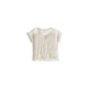 thumbnail image 1 of Camiseta gráfica recortada con espalda de encaje para mujer de Aeropostale, beige, grande, 1 of 2