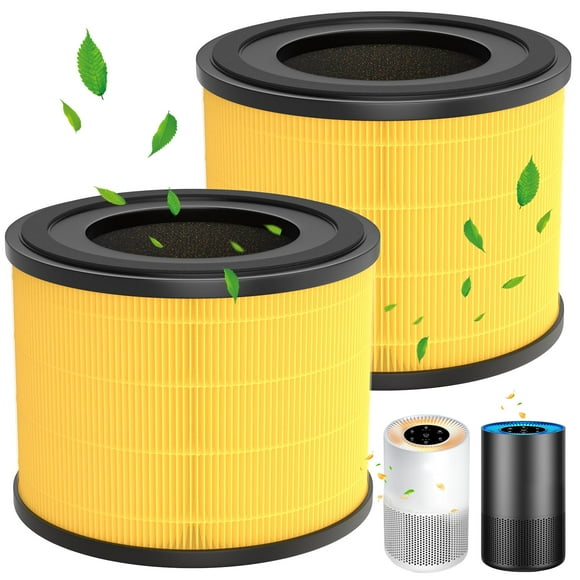 Filtro purificador de aire de repuesto isinlive AP-S0610L, paquete de 2