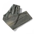 thumbnail image 5 of WXLWZYWL Mens Wide Leg Jeans Elastic Waist Baggy Jeans Casual Drawstring Denim Pants Trousers, 5 of 6