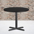 thumbnail image 2 of Bowery Hill 36" Round Restaurant Dining Table in Black, 2 of 4