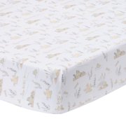Lambs & Ivy Froggy and Friends 100% Cotton Baby Fitted Crib/Toddler Sheet