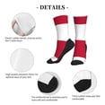 thumbnail image 4 of Mens Womens North Carolina Flag Hiker Cushion Crew Socks, 4 of 7