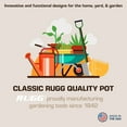 thumbnail image 6 of Rugg 11" x 9" x 9" Round Cappuccino Resin Plant Planter, 6 of 6