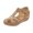 Brown, variant on Clearance VerPetridure Women's Sandals Summer Casual Girls Comfortable Ankle Hollow Round Toe Sandals Soft Sole Shoes