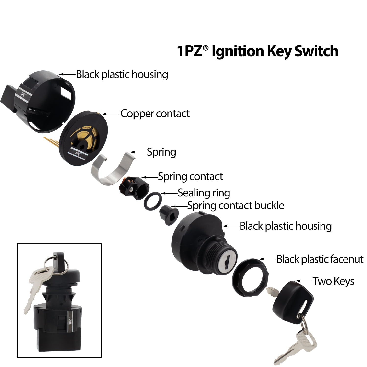 Ignition Key Switch Polaris Sportsman 500 HO 4x4 Touring 2010-2013 570 ACE 2015 Ignition Key Switch Polaris Sportsman 500 HO 4x4 Touring 2010-2013 570 ACE 2015