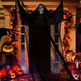 thumbnail image 4 of Adorno de fantasma colgante para Halloween colgante para Patio jardín césped Likrtyny fantasma volador, 4 of 9