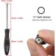 thumbnail image 2 of Carburetor Adjustment Tool 21 Tooth Spline Screwdriver #530035560 for Craftsman, for Poulan, for STHIL, for Echo Lawn Mower Chainsaw String Trimmer, 2 of 5