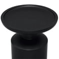 thumbnail image 5 of Home Square 2-Piece Wood 16 " Round Boho Wooden Accent Table Set in Black, 5 of 8