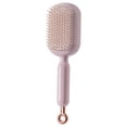 thumbnail image 1 of Cepillo de pelo retráctil autolimpiante con masaje de cojín de aire para el cuero cabelludo, cabezal grande, agarre ergonómico y antiestático, para todo tipo de cabello, uso en casa y de viaje, 1 of 3