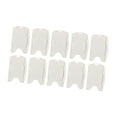 thumbnail image 4 of KLKCMS 10 Pcs Porte-Cartes d'Identité Double Face Robuste pour Cartes d'Accès Travail Blanc, 4 of 9