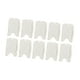thumbnail image 4 of 10 porta tarjetas de identificación de doble cara, porta credencial de identificación de dos caras resistente para personal, Blanco, 4 of 9