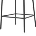 thumbnail image 3 of CorLiving Addison Luxury Boucle Fabric Upholstered Modern Indoor Counter Height Bar Stools Set of 2, 3 of 9